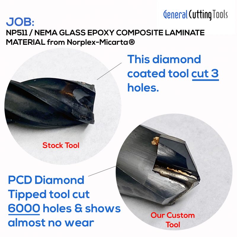 diamond drills for composites